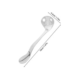 Gatuida Adaptive Spoon for Elderly Disabled Curved Handle Design for Hand Tremor Deep Spoon Head for Pickup Promotes Independence Secure Grip Right Handed Adaptive Utensil