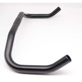 Aluminium Handlebar Bullhorn Handlebar for Fixie / Single Speed 25.4 mm 390 mm Bullhorn Handlebar (Black)