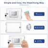 SheeChung Thickened Thermostat Lock Box with Key, Clear Thermostat Cover
