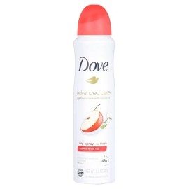 Dove Advanced Care Antiperspirant Spray 3.8 oz – Apple & White Tea Scent