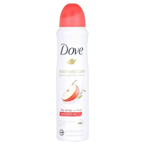 Dove Advanced Care Antiperspirant Spray 3.8 oz – Apple &