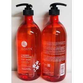 Luseta 2-Pack Luseta ~ Cherry Blossom Hydrating & Soothing Body Wash 33.8 fl oz Each