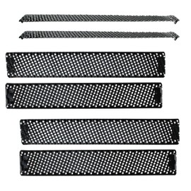 Dura-Gold 10-Inch Flat Standard Cut Replacement Blade, Pack of 6 - Steel Shaver Cheesegrater Rasp for Auto Body Filler, Car Dent Repairs, Wood Fiberglass - Sanding Shaping Surfaces, Hand Plane Scraper