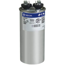 97F9608 30 uf MFD 370 Volt VAC - Replacement Round Run Capacitor by CAPCOM
