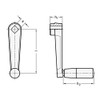 Ganter Normelemente | Hand Cranks - GN 471-160-V17 | Aluminium