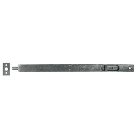 From the Anvil 12-inch Handmade Flush Slide Door Bolt - Pewter