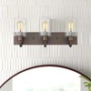Emliviar Bathroom Vanity Light Fixtures - 3-Light Farmhouse Wall Light