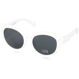 NAME IT Nmffimono Girls' Sunglasses, White Alyssum