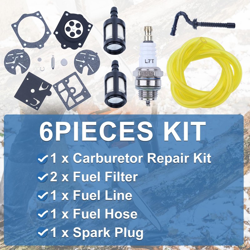 AUMEL Fuel Filter Line Hose Carb Repair Kit for Stihl