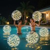 Floating Pool Lights Solar Powered, 2 Packs IP68 Waterproof Solar
