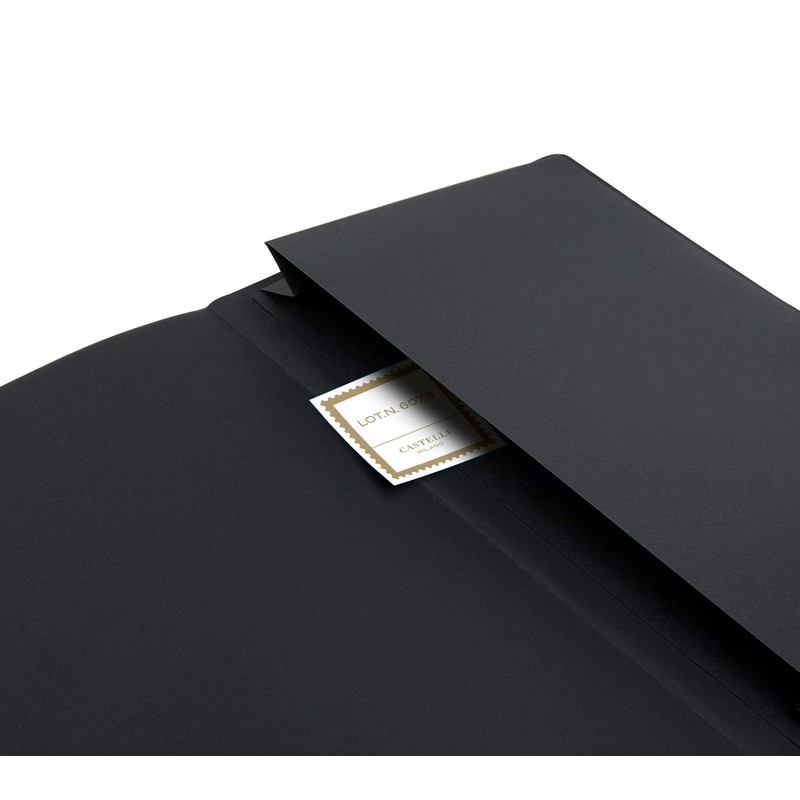 Castelli Milano Notebook, M, Horizontal Rule, COPPER & GOLD CASTELLI