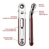 2-Piece Mini Ratchet Wrench Set, Drive Right Angle Ratchet Screwdriver