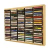 Kingdom 100 Capacity Wooden Cassette Rack | Organize Your Tapes