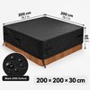 210D Oxford Square Hot Tub Cover, 78.7 x 78.7 x