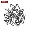 sourcing map 40 Pcs L Shape Hooks, 5/8 Inch Right