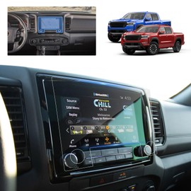 BSTW for 2022 Nissan Frontier Screen Protector for 2022-2024 Frontier S/SV/SL/PRO-4X/PRO-X 8-In Touchscreen Pickup Truck Accessories Anti-Scratch Tempered Glass Protective Film