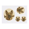 4 x 'German Shepherd with Stick Portrait' Temporary Tattoos -