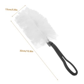 PACKOVE 10Pcs Home Duster with Replacement Heads Compact Hand Duster for Easy Cleaning Home and Car Lightweight Portable for Corners and Hard to Reach Areas