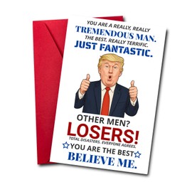 HeartInk Funny Birthday Gifts & Card for Men Husband Boyfriend Father, Humorous Birthday Card for Him Anniversary Valentine Father's Day Card