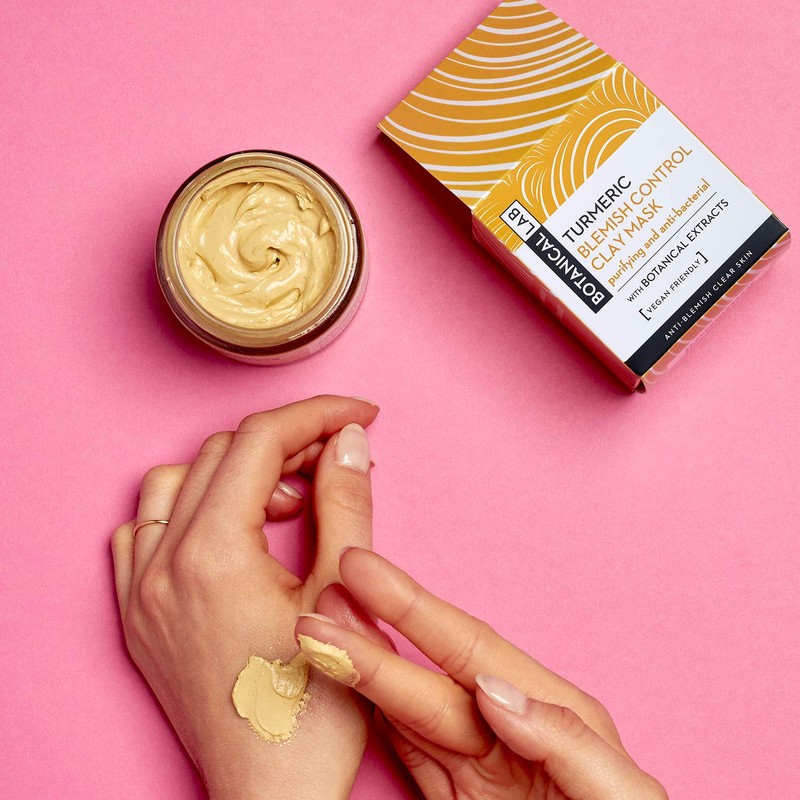 Botanical Lab Turmeric Blemish Treatment Clay Mask PACKAGING MAY VARY,