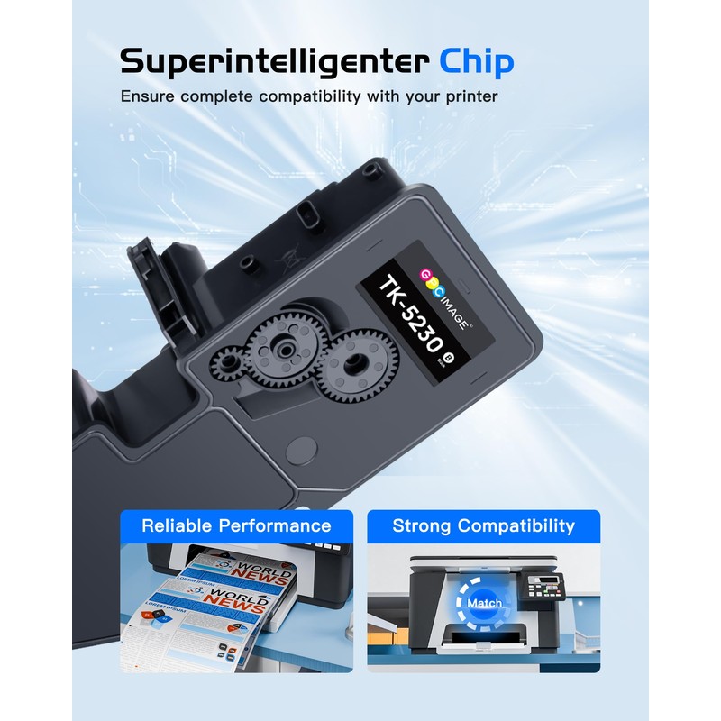 GPC IMAGE TK5230 TK-5230 for Ecosys M5521cdw P5021cdn M5521cdn P5021cdw