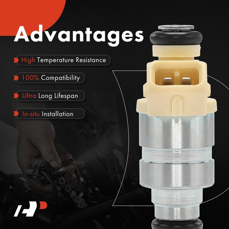 A-Premium 2 Holes Fuel Injectors Set of 4 Compatible with