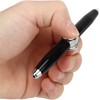 Black Spinning Pen, Writing Tool Practical Metal Fidget Pen Reflector