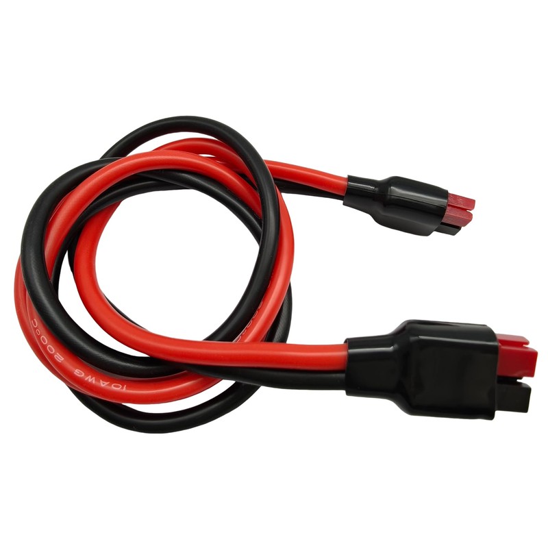 daier 2.3FT Extension Cable for Anderson Adaptor Wire Connector 10AWG