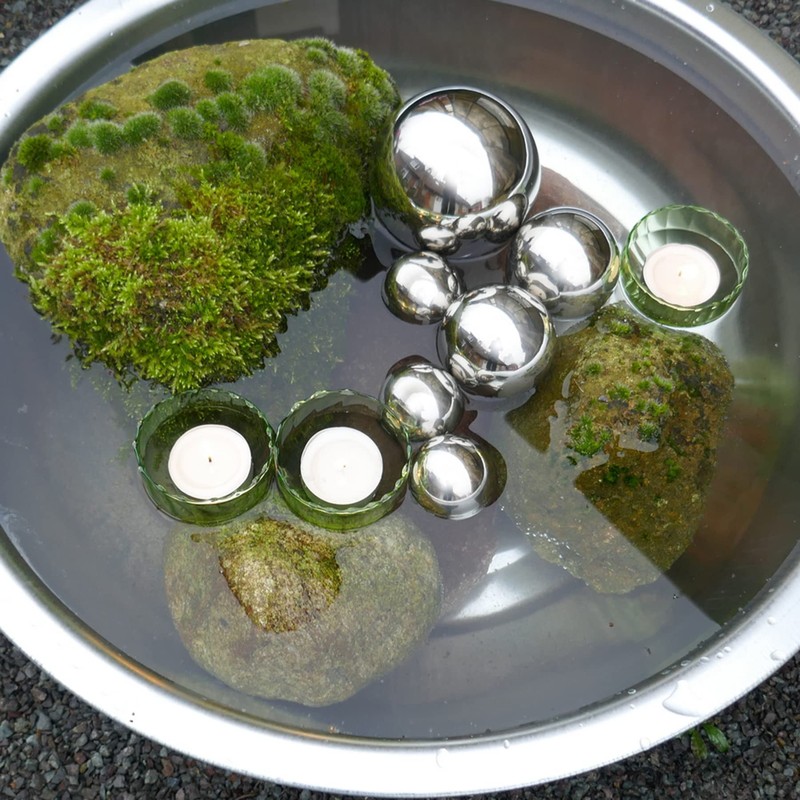 Decorative Ball – Silver Swimming Balls – Pond Ball for