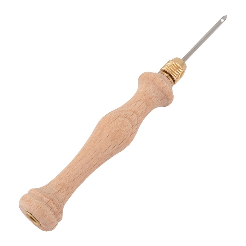 Punch Needle Tool Solid Wood Handle Adjustable 5mm 3.5mm 2.5mm