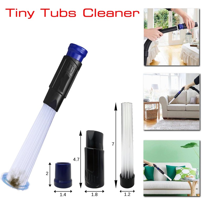 PRETEC Wet Dry Shop Vac Attachments Brushes for Vac Accessories,