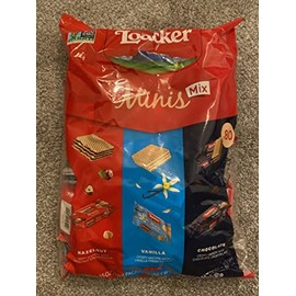 Loacker Minis Crispy Waffers 800g(Mix Flavours) 28.22 OZ