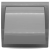 H&C VENT Grey Exhaust Hood Vent 190 mm with 125