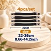 Adjustable Bed Sheet Fastener Straps, 4-Pack Elastic Sheet Grippers with