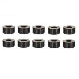 Spacer Sleeves for M8 Screws, Length 5 mm, Plastic, Black, Set of 10