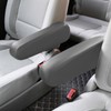 JDDRY Car Front Seat Armrest Covers Vinyl Leather,Car Armrest Protectors,Auto