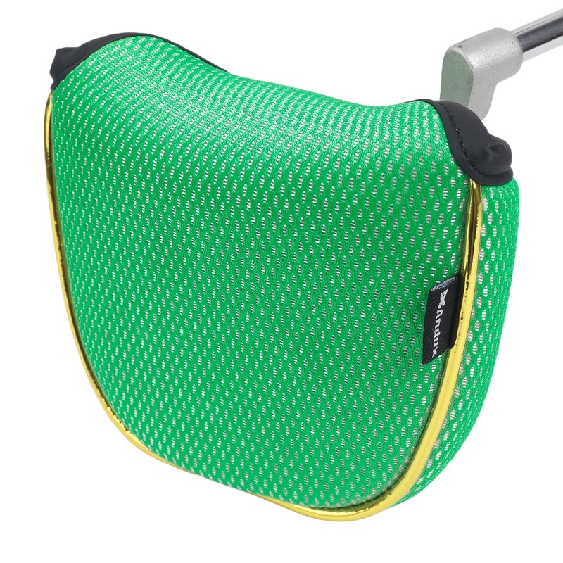 Andux Gold Putter Cover Golf Putter Head Covers Semicircle MT/TG28