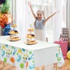 volumoon Pack of 2 Tablecloths, Waterproof Plastic Tablecloth, Disposable Plastic