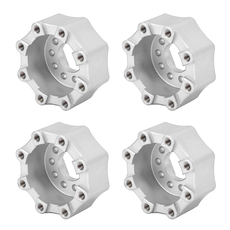 4pcs 17mm Hex Adapter Professional Aluminum Alloy Fine Machined 3.8
