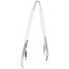 Endo Shoji Total Kitchen Goods BTVI401 Multipurpose Tongs, White, 18-0