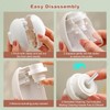 Toothpaste Dispenser Wall Mounted for Bathroom, Sapphire Blue