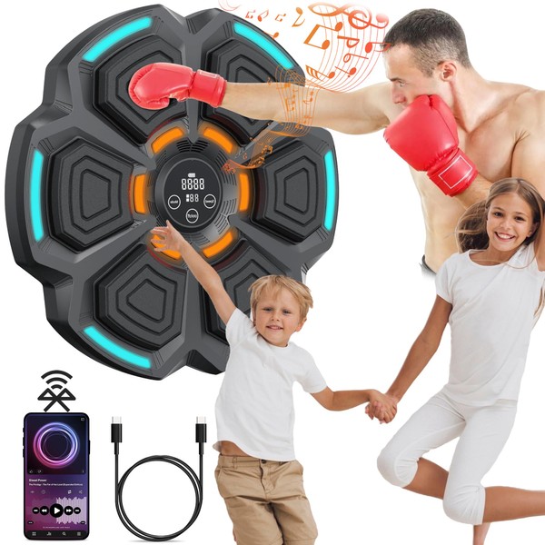 DIOSHIVA Smart Music Boxing Machine – Wall-Mounted Punching Pad for