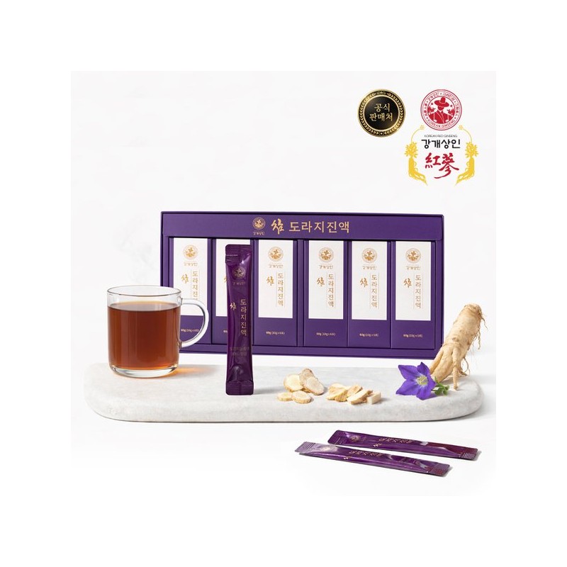 강개상인 참도라지진액(10g x 72포) 3년근 하루 한 포 스틱으로 간편하게