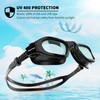 BEEWAY Kids Swimming Goggles 6-14 | GOK8300C1L1 | All Black,