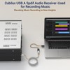 Cubilux USB A SPDIF Input Adapter for PC [Stereo Recording