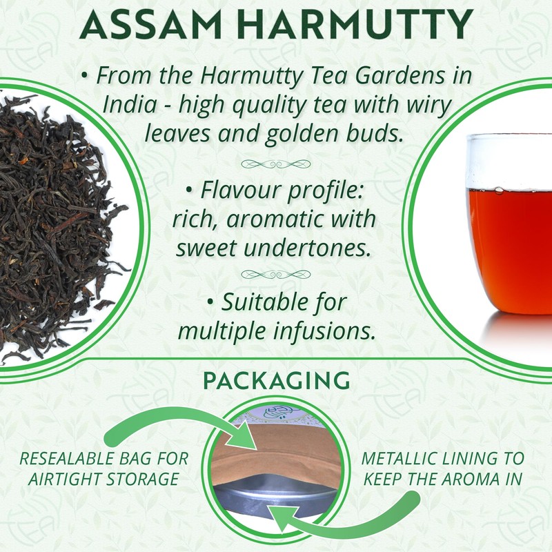Assam Harmutty Premium Loose Leaf Black Tea Second Flush SFTGFOP1