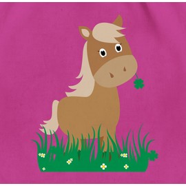 Shirtracer - Gym Bag Backpack - Horses - Bags - Cute Horse, 1 Fuchsia