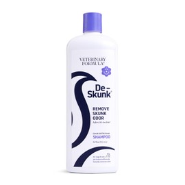 De-Skunk Champú destruyendo olores - Formulado con los desgrasadores más potentes del Mundo para Quitar el Olor, garantizado - Solo champú Necesitas, Mantener a Mano para emergencias (32 oz.)