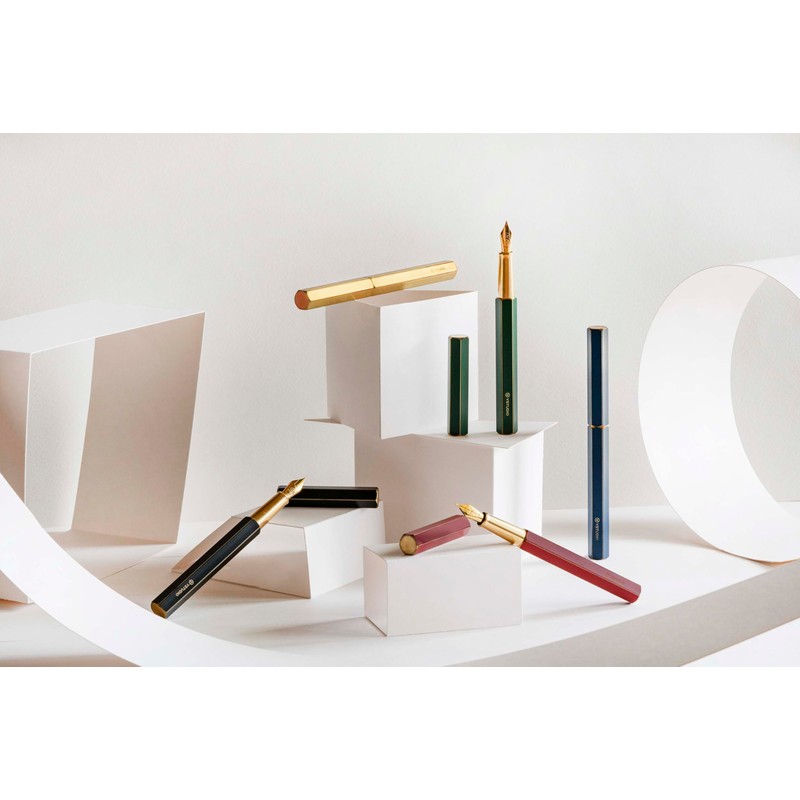 Y-studio YS-STAT-49 Classic Revolve Fountain Pen/F, Black