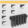 Adoreal 2PCS Magnetic ABS 6 Standard Double Stack Mag Rack